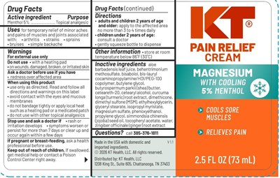 Label (Kt Magnesium And Cooling Menthol Label)